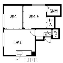 リバーライトIIの物件間取画像